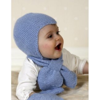 Baby Aviator Hat by DROPS Design - Djævlehue