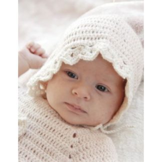 Camille by DROPS Design - Baby Kyse Hækleopskrift str. 0/1 mdr - 3/4 å - 3/4 år