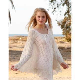 Honeymoon by DROPS Design - Poncho Strikkeopskrift str S/M/L - XL/XXL/ - XL/XXL/XXXL