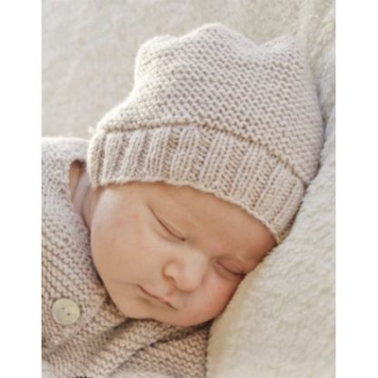 In my dreams by DROPS Design - Baby Hue Strikkeopskrift str. Præmatur  - 3/4 år