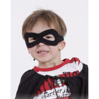 Little Zorro by DROPS Design - Maske Hækleopskrift One size - One Size