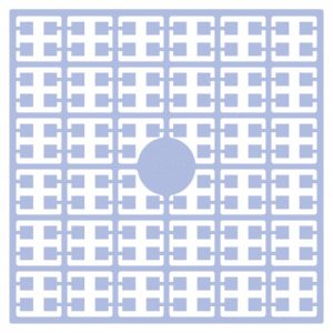 Pixelhobby Midi Perler 296 Ekstra lys Delft Blå 2x2mm - 140 pixels