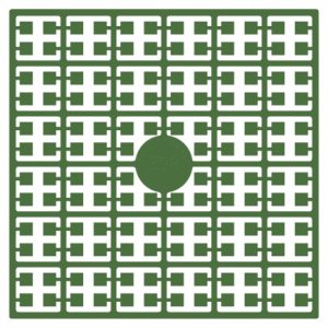 Pixelhobby Midi Perler 398 Dyb Skovgrøn 2x2mm - 140 pixels