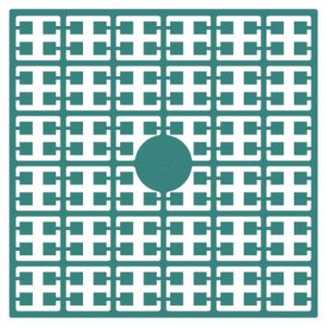 Pixelhobby Midi Perler 537 Mørk klar Grøn 2x2mm - 140 pixels