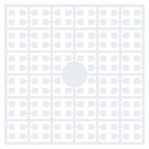 Pixelhobby Midi Perler 552 Sne Hvid 2x2mm - 140 pixels