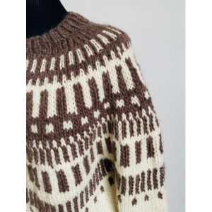 Snowdrop uldsweater af Rito Krea - Sweater Strikkeopskrift str. S-XL - X-Large