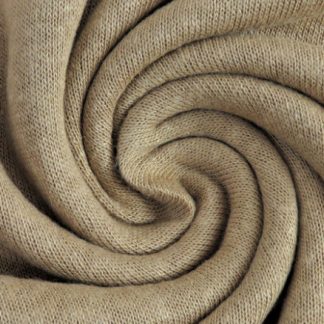 Hør/Viscose Jersey Stof 552 Beige - 50cm