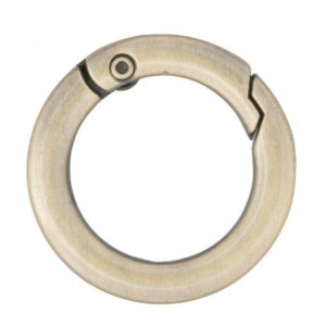 Infinity Hearts O-ring/Endeløs ring med Åbning Messing Antik bronze Ø2