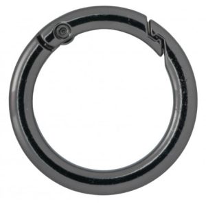 Infinity Hearts O-ring/Endeløs ring med Åbning Messing Gunmetal Ø30mm