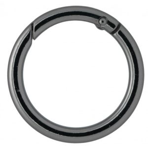 Infinity Hearts O-ring/Endeløs ring med Åbning Messing Gunmetal Ø37