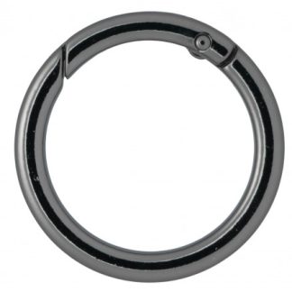 Infinity Hearts O-ring/Endeløs ring med Åbning Messing Gunmetal Ø37