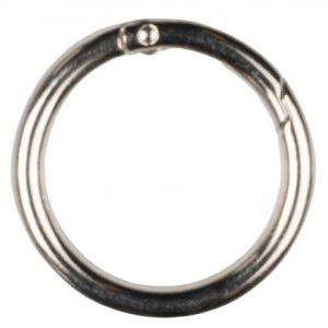 Infinity Hearts O-ring/Endeløs ring med Åbning Messing Sølv Ø37
