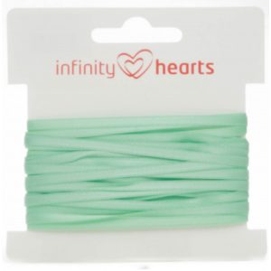 Infinity Hearts Satinbånd Dobbeltsidet 3mm 530 Mint - 5m