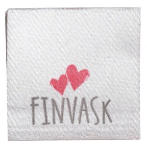 Label Finvask Handmade Hvid - 1 stk