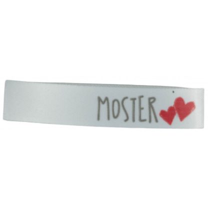 Label Moster Hvid - 1 stk