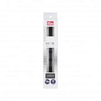 Prym Ergonomics Strømpepinde Carbon 20cm 3