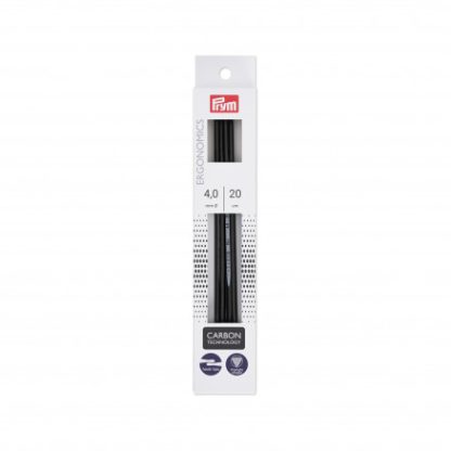 Prym Ergonomics Strømpepinde Carbon 20cm 4