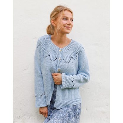 Echo Mountain Cardigan by DROPS Design - Cardigan Strikkeopskrift str. - XXX-Large