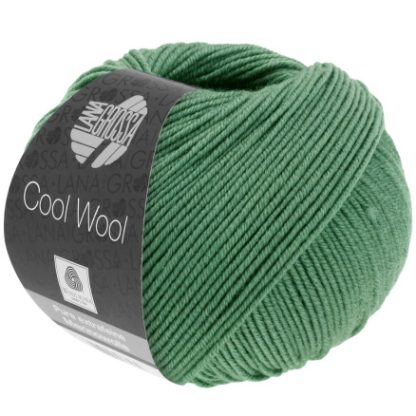 Lana Grossa Cool Wool Garn 2086 Mosgrøn