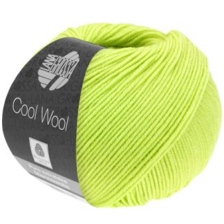 Lana Grossa Cool Wool Garn 2089 Gul Grøn