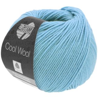 Lana Grossa Cool Wool Garn 2098 Himmelblå