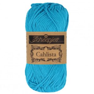 Scheepjes Cahlista Yarn Unicolor 146 Vivid Blue
