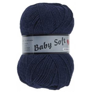Lammy Baby Soft Garn 890 Mørkeblå
