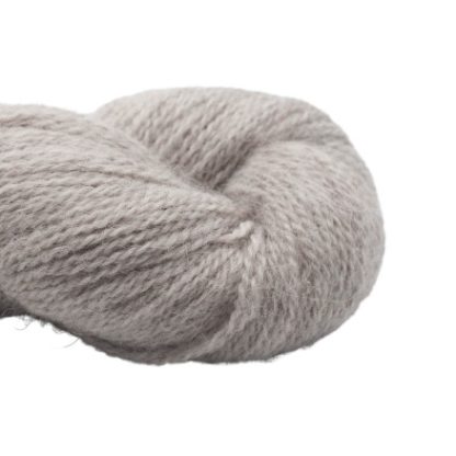 BC Garn Babyalpaca 10/2 101 Sølv Ufarvet