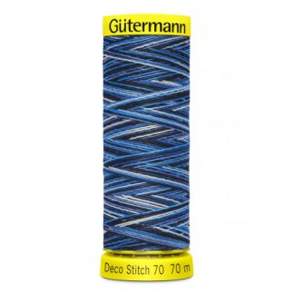 Gütermann Deco Stitch Multi 70 Mørkeblå Sytråd Polyester 9962 - 70m