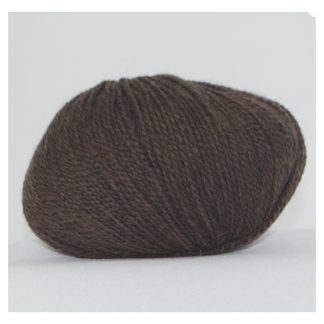 Hjertegarn Highland Fine Wool Garn 295 Mørk Brun