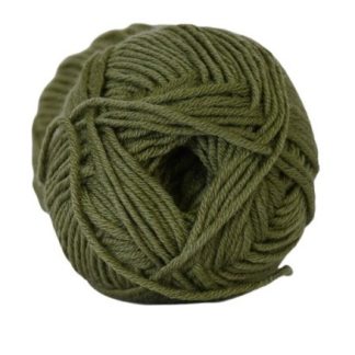 Hjertegarn Merino Cotton 422 Armygrøn