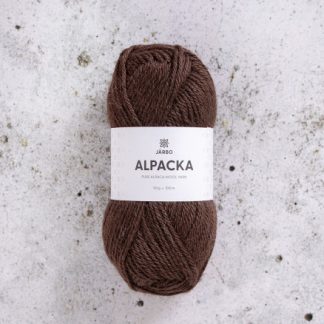 Järbo Alpaca Garn 307 Brun Grankogle