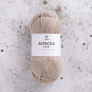 Järbo Alpaca Silke Garn 505 Beige Klit