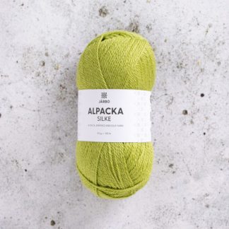 Järbo Alpaca Silke Garn 511 Grøn Kameleon