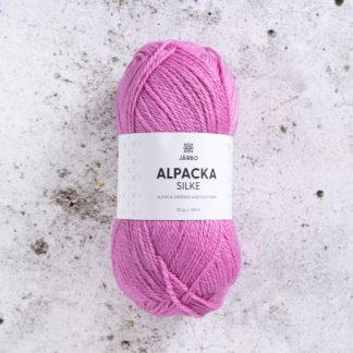 Järbo Alpaca Silke Garn 520 Pink Cupcake