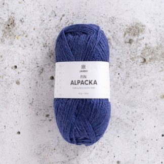 Järbo Fin Alpaca Garn 159 Marine Blå