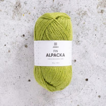 Järbo Fin Alpaca Garn 165 Grøn Cameleon