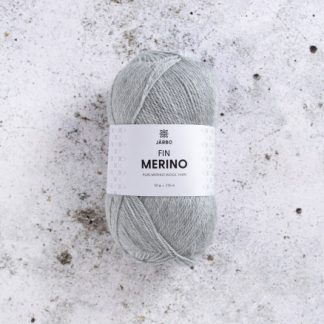 Järbo Fine Merino Garn 302 Grå Nimbus