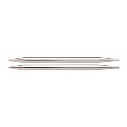 KnitPro Nova Metal Korte Udskiftelige Rundpinde Messing 10cm 3