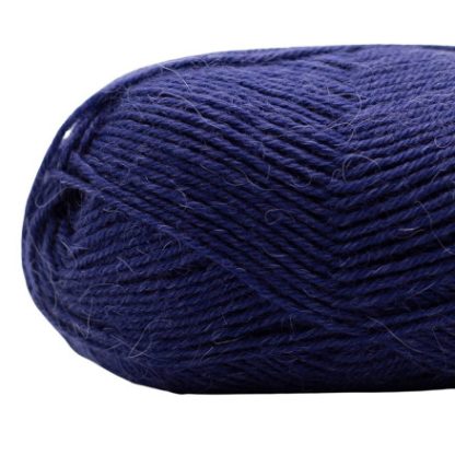 Kremke Soul Wool Edelweiss Alpaka 042 Blå-Sort