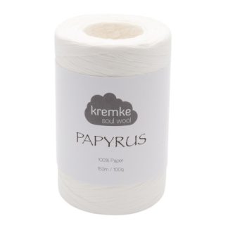 Kremke Soul Wool Papyrus 01 Hvid