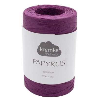 Kremke Soul Wool Papyrus 41 Aubergine