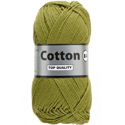 Lammy Cotton 8/4 Garn 380 Armygrøn