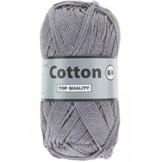 Lammy Cotton 8/4 Garn 4 Stengrå