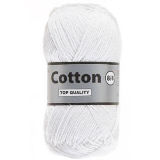 Lammy Cotton 8/4 Garn 5 Hvid