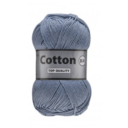 Lammy Cotton 8/4 Garn 839 Gråblå