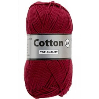 Lammy Cotton 8/4 Garn 848 Rød