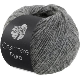 Lana Grossa Cashmere Pure Garn 06 Grå Meleret