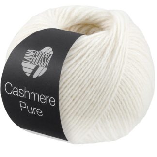 Lana Grossa Cashmere Pure Garn 09 Hvid