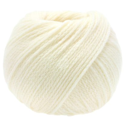 Lana Grossa Cool Merino Garn 015 Hvid